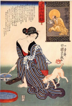  Kuniyoshi Art Painting - women 20 Utagawa Kuniyoshi Japanese